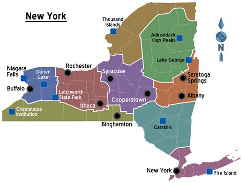 New York City State Map